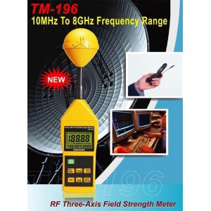  TM-196 Miernik 3-osiowy natężenia pola  elektromagnetycznego 10MHz do 8GHz